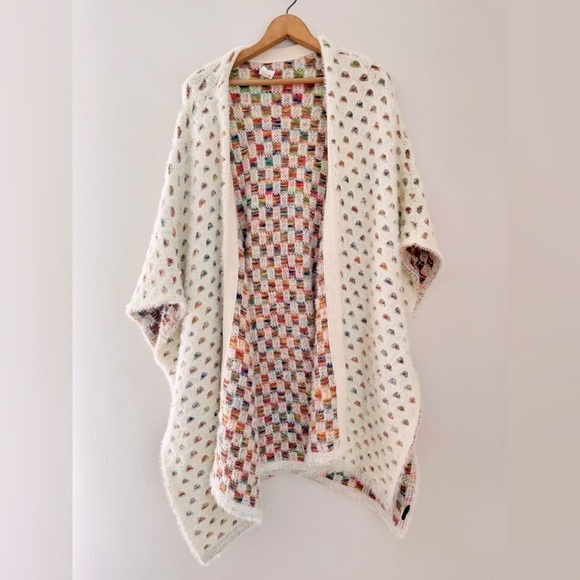 Anthropologie Akemi + Kin Rainbow Cardigan Kimono O/S One Size - Picture 1 of 7